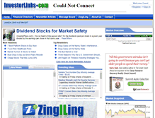 Tablet Screenshot of investorlinks.com